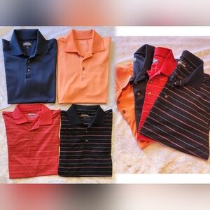 Golf Polo Shirts Lot Of 4 medium